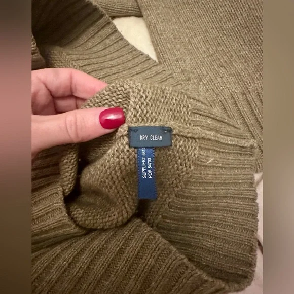 Vintage Polo Ralph Lauren Duck Sweater – Men’s S (Unisex) – Lambswool + Camel - Picture 3 of 5